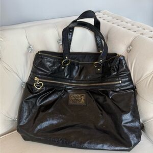 Black Coach Tote Bag